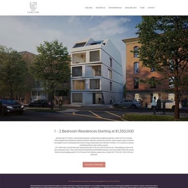 137 Carlton web design