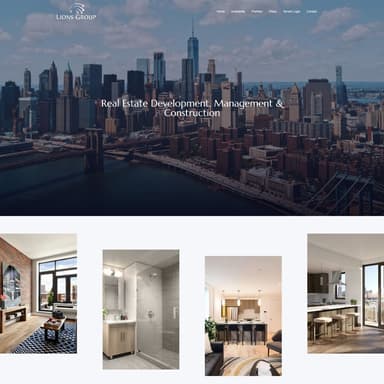 Lions group web design