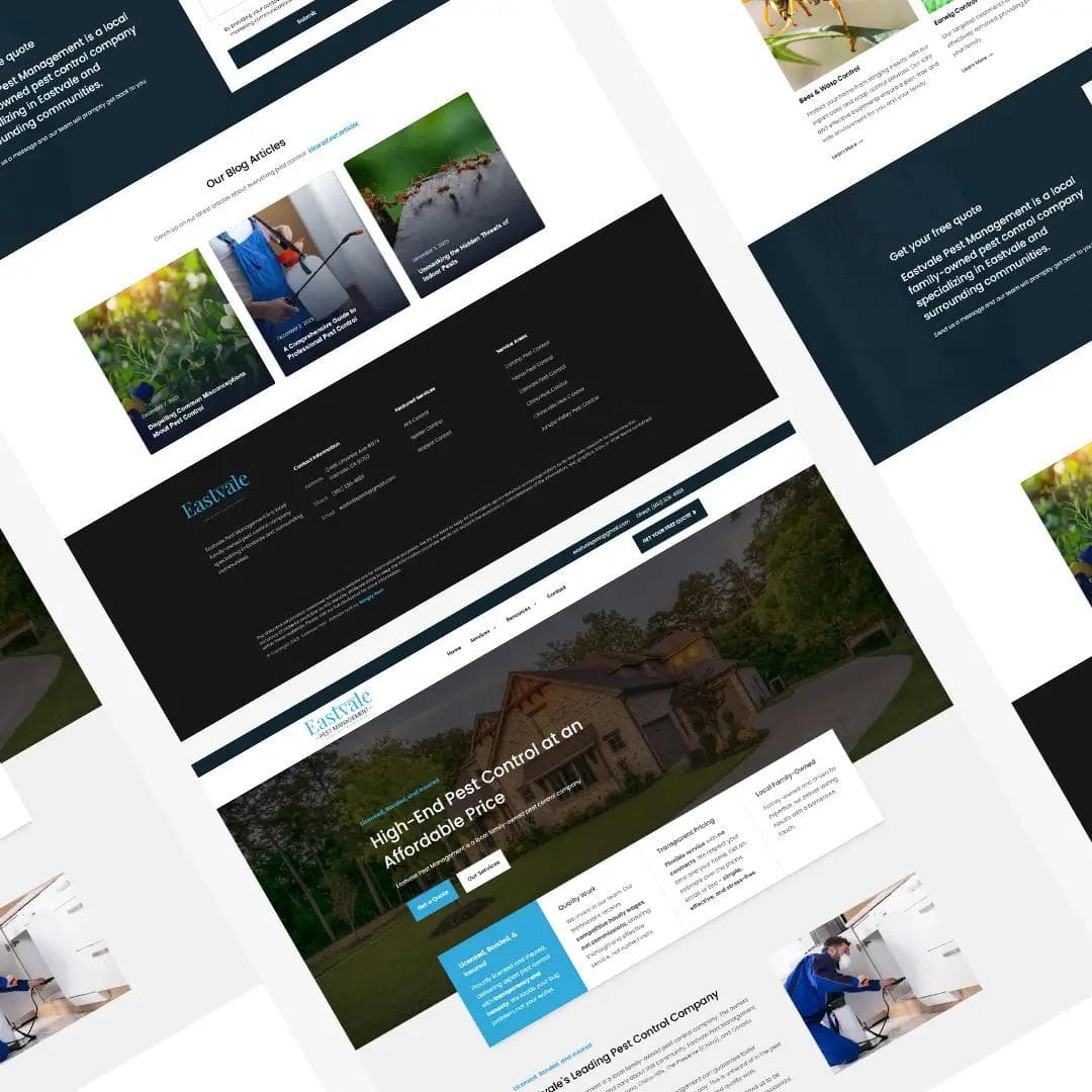 Eastvale Pest Web Design