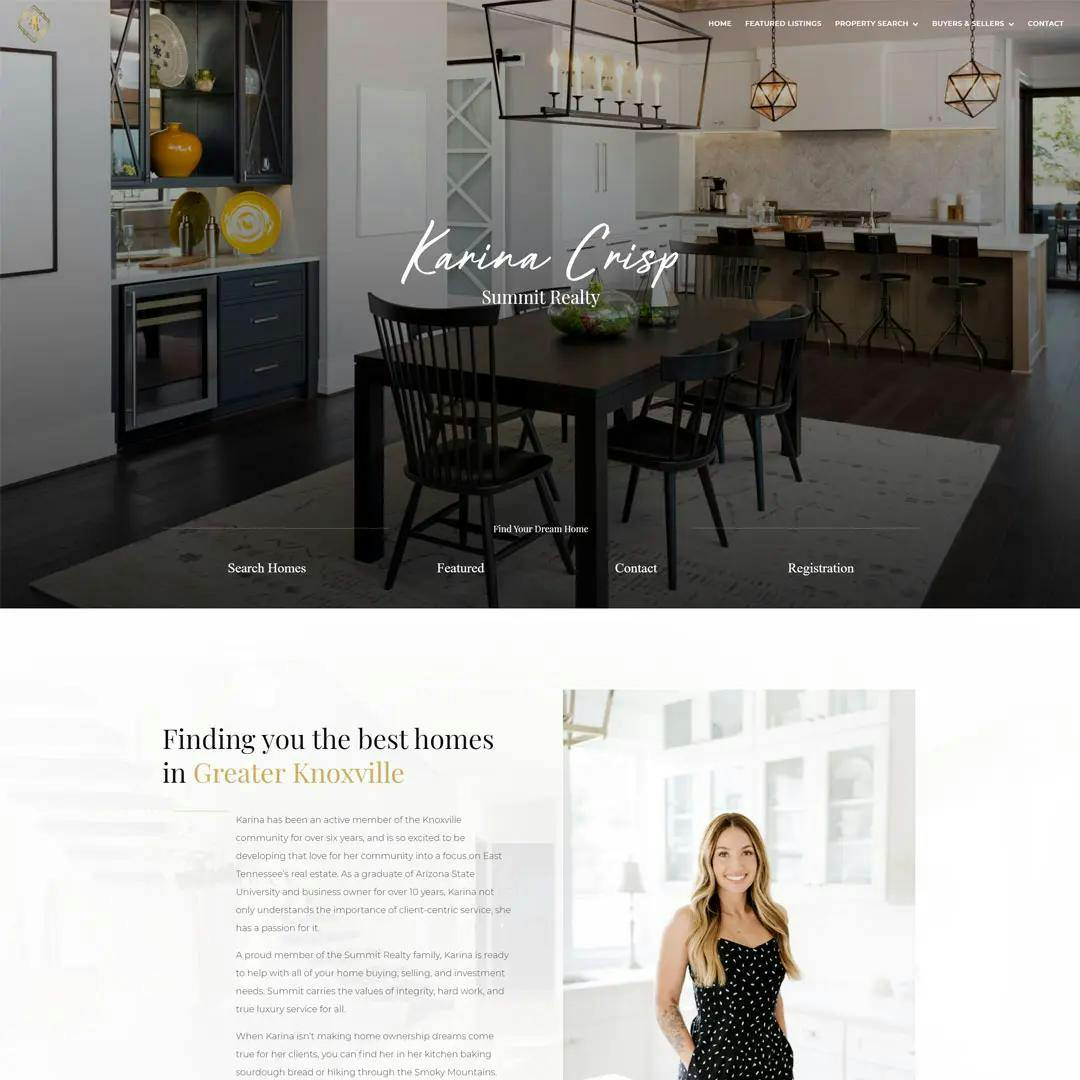 Karina Crisp web design