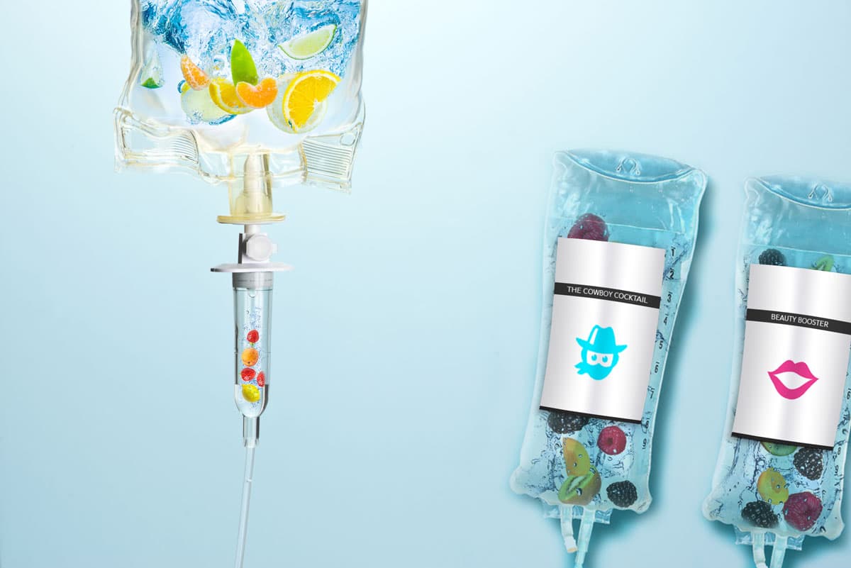 Vitamin hydration service offered by Beauty Hydration